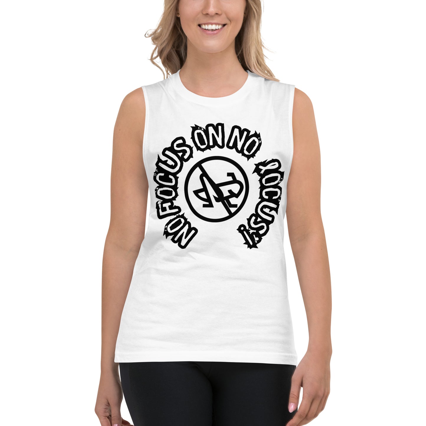 HTK NO LOCUS' UNISEX Muscle Shirt - Black