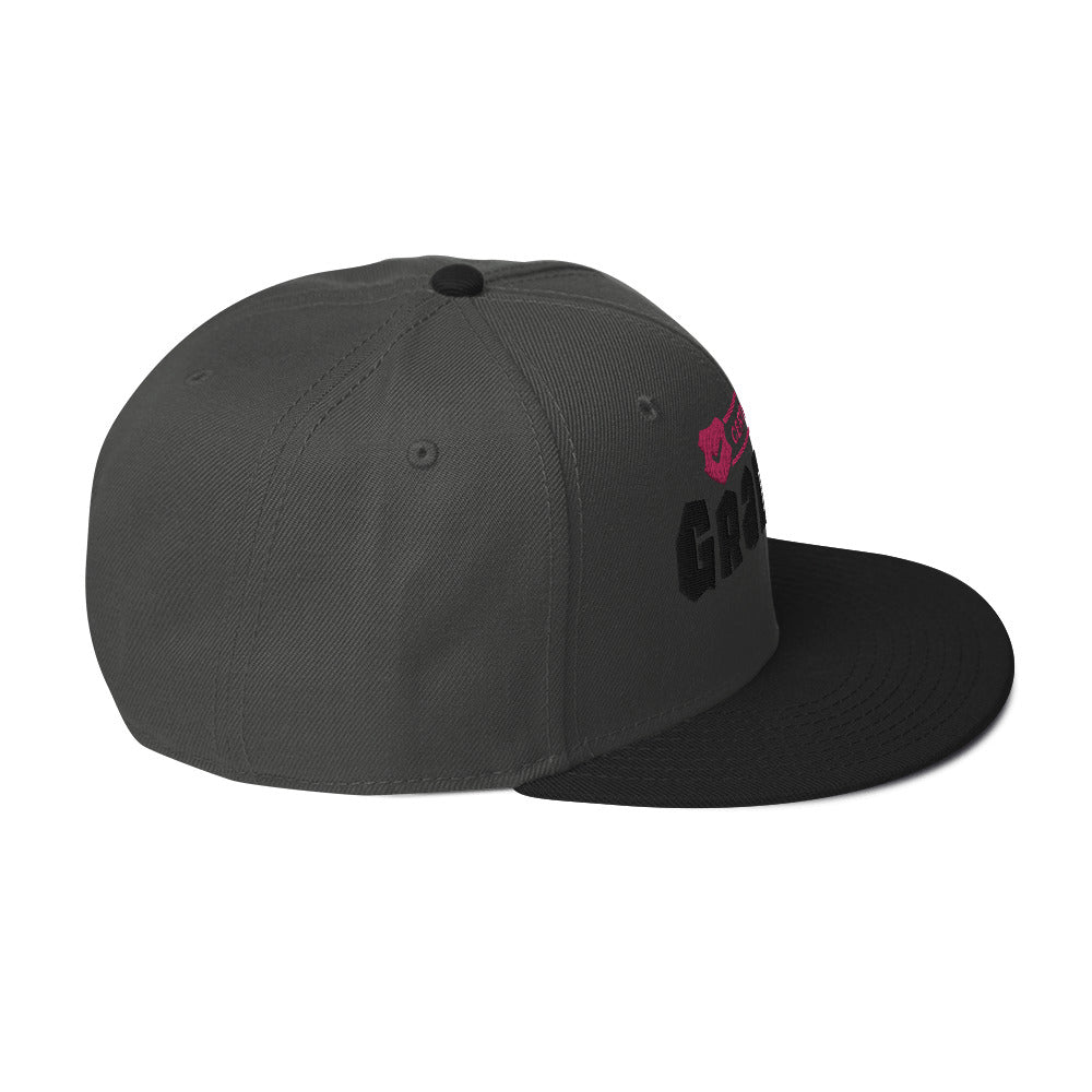 HTK GRADU8 SNAPBACK - (FLAT EMBROIDERY)