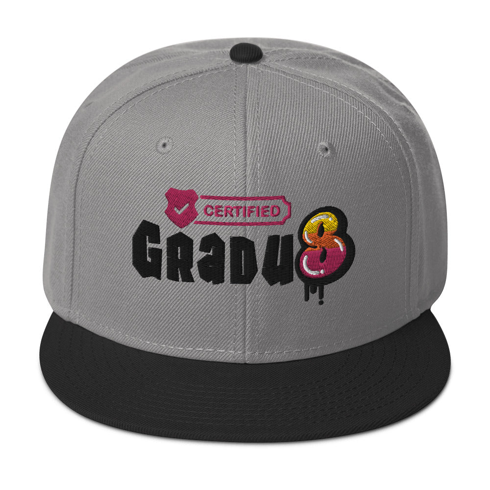 HTK GRADU8 SNAPBACK - (FLAT EMBROIDERY)