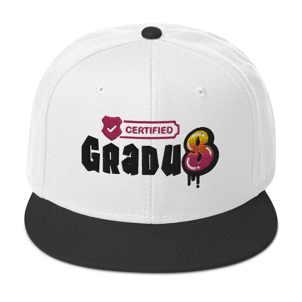 HTK GRADU8 SNAPBACK - (FLAT EMBROIDERY)