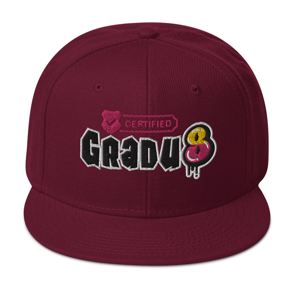 HTK GRADU8 SNAPBACK - (3D PUFF EMBROIDERY)