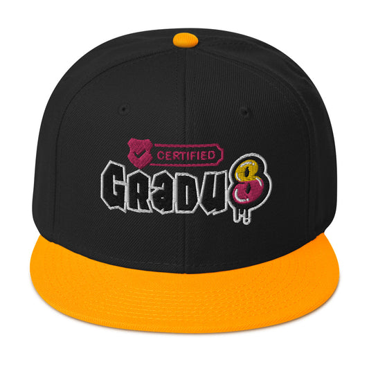 HTK GRADU8 SNAPBACK - (3D PUFF EMBROIDERY)