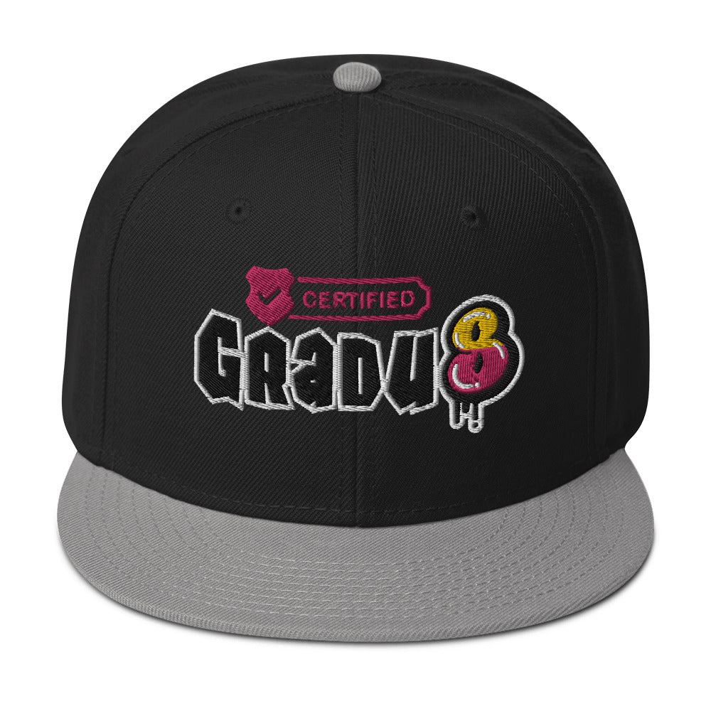 HTK GRADU8 SNAPBACK - (3D PUFF EMBROIDERY)