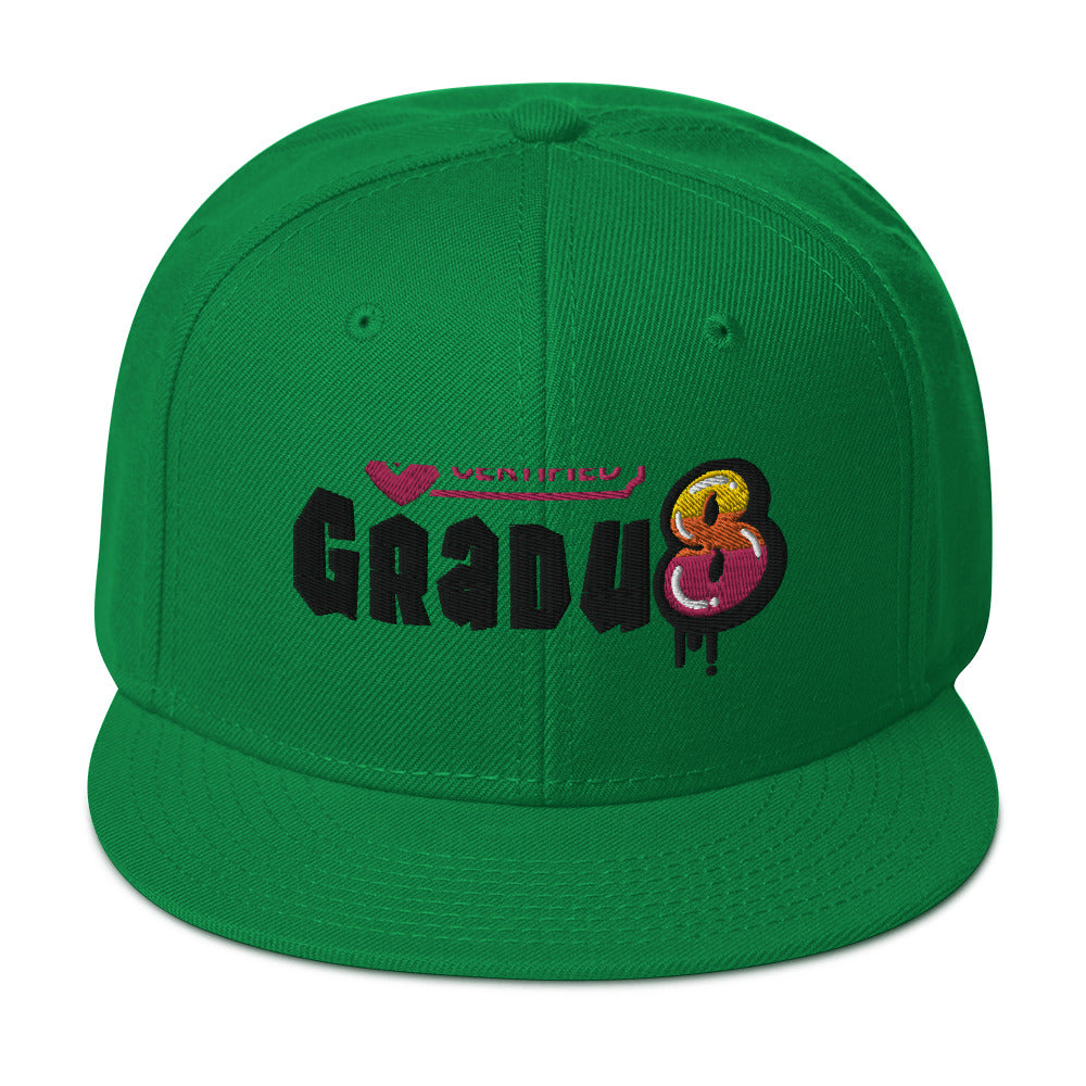 HTK GRADU8 SNAPBACK - (FLAT EMBROIDERY)