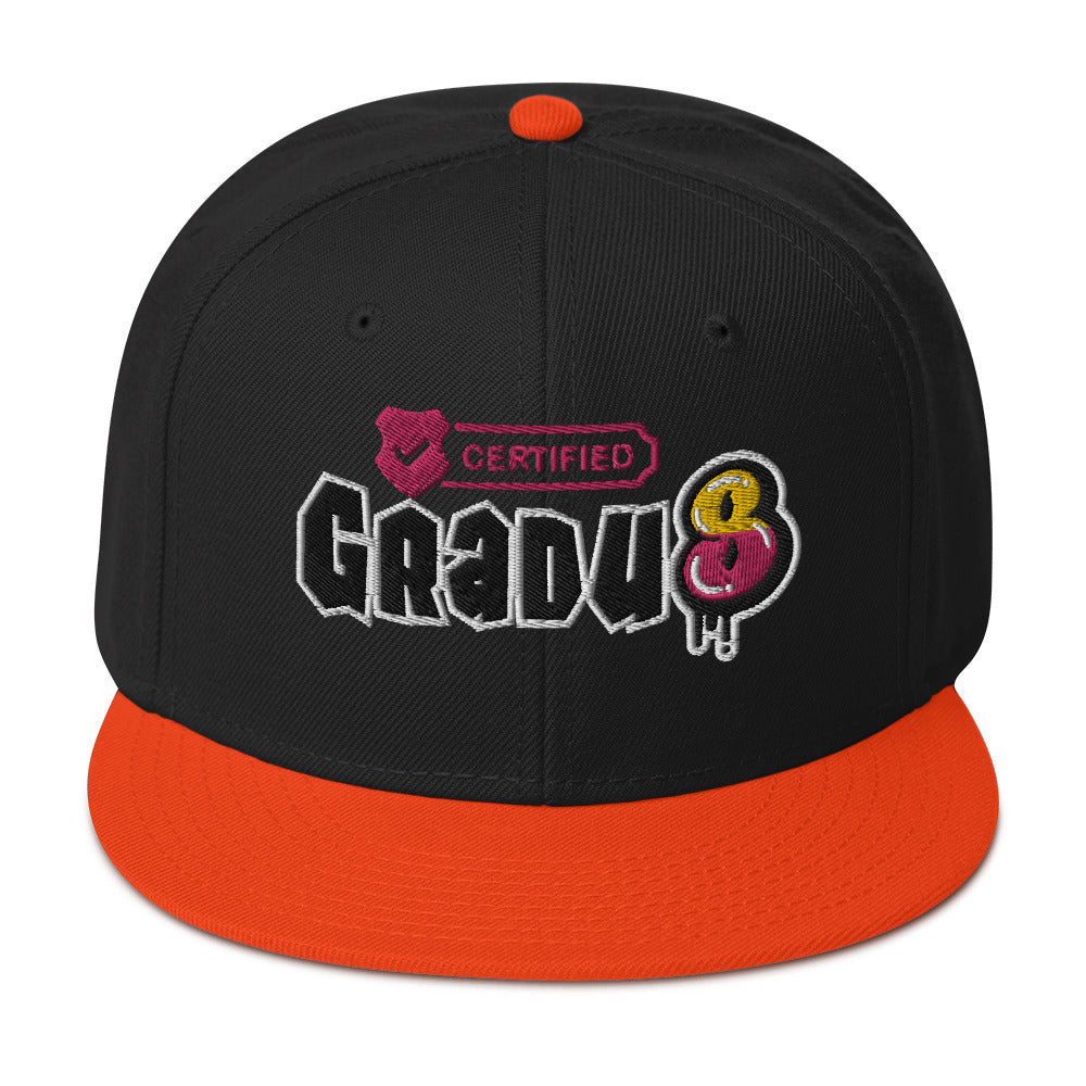 HTK GRADU8 SNAPBACK - (3D PUFF EMBROIDERY)