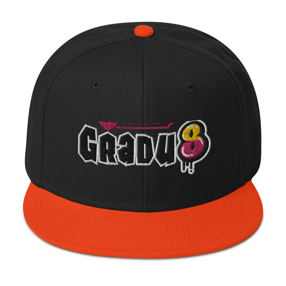 HTK GRADU8 SNAPBACK - (3D PUFF EMBROIDERY)