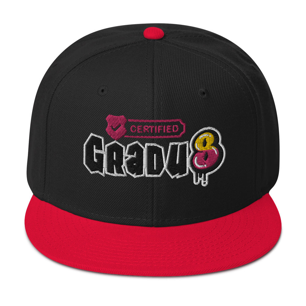 HTK GRADU8 SNAPBACK - (3D PUFF EMBROIDERY)