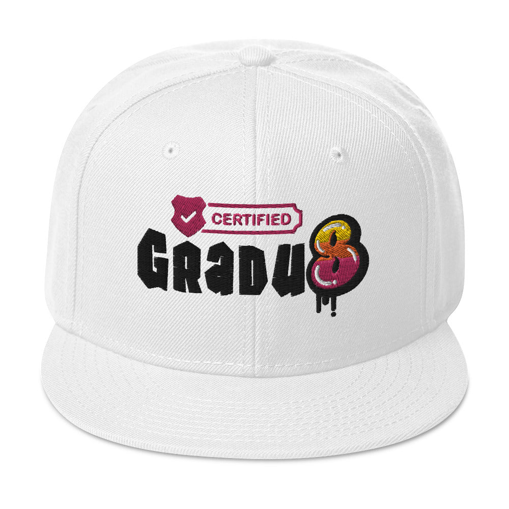 HTK GRADU8 SNAPBACK - (FLAT EMBROIDERY)