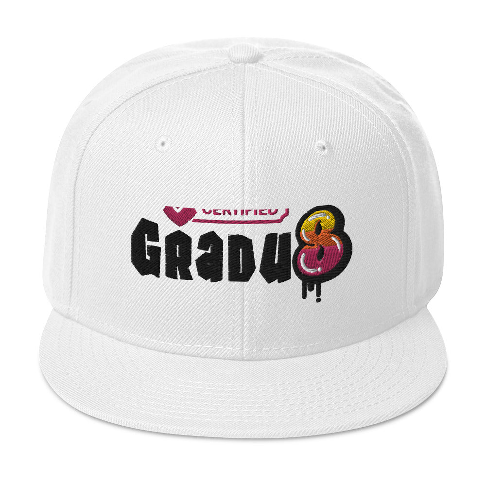 HTK GRADU8 SNAPBACK - (FLAT EMBROIDERY)