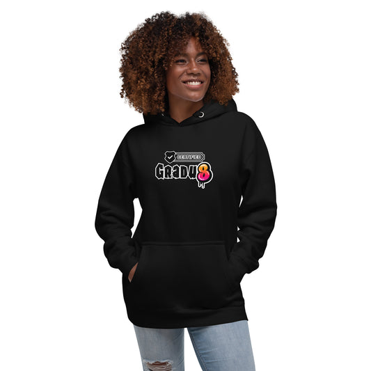 HTK GRADU8 HOODIE - BLACK CERTIFIED