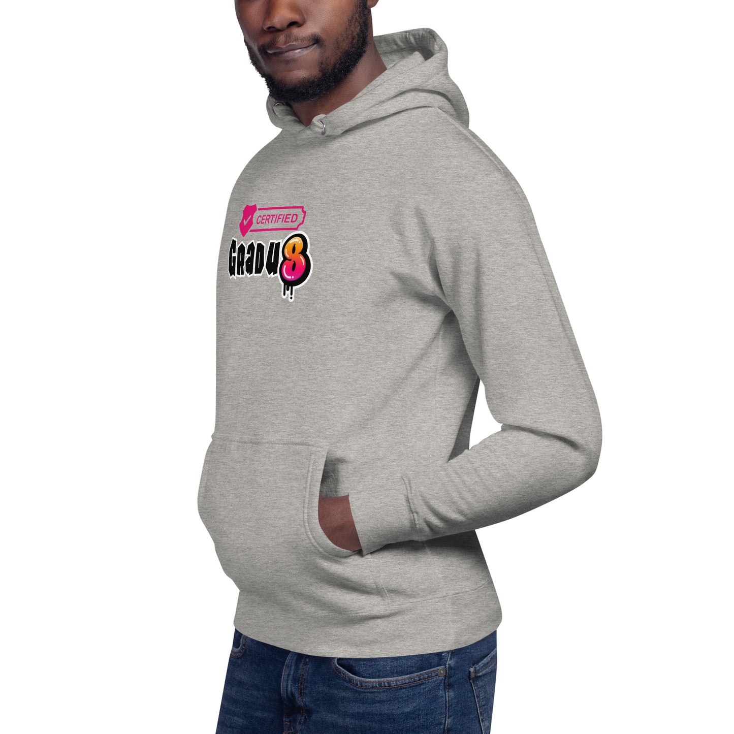 HTK GRADU8 HOODIE - PINK CERTIFIED