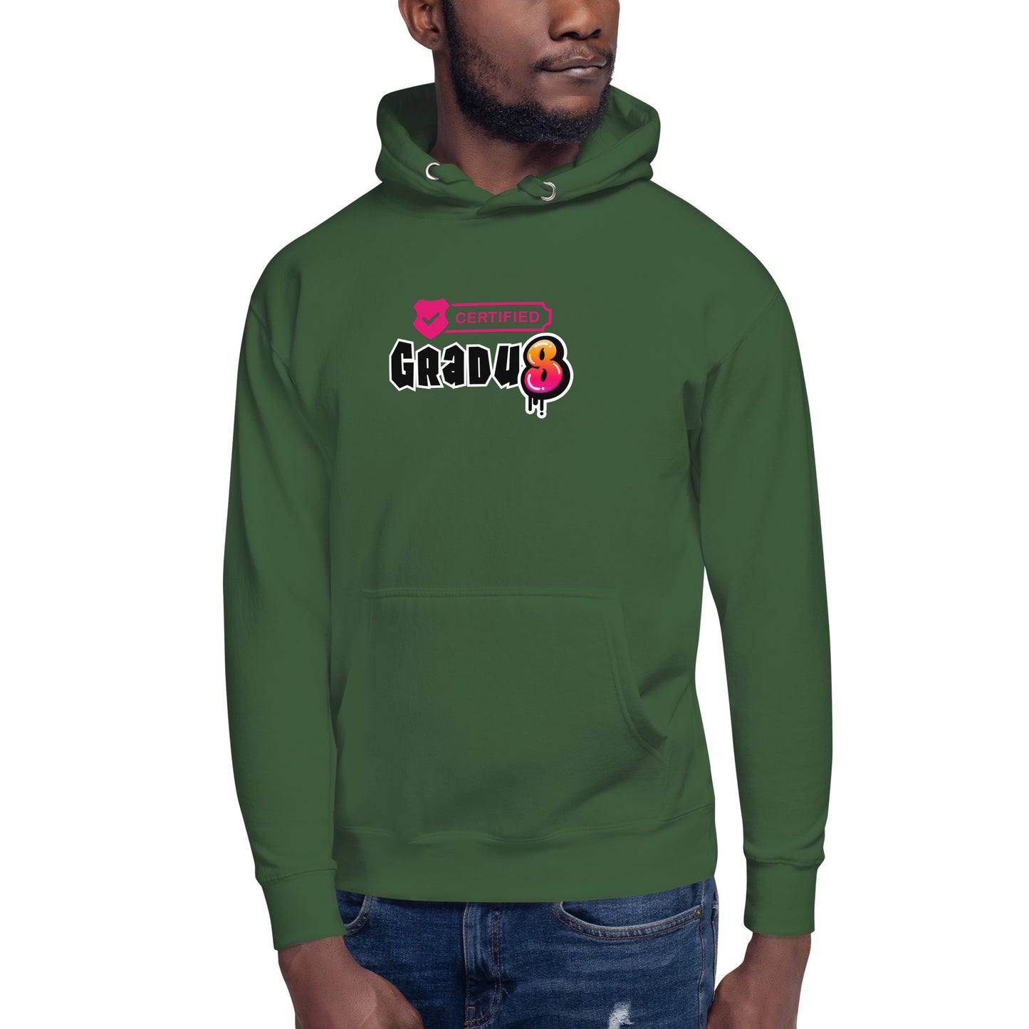 HTK GRADU8 HOODIE - PINK CERTIFIED