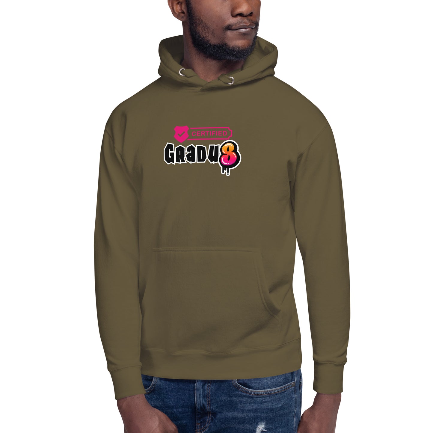 HTK GRADU8 HOODIE - PINK CERTIFIED