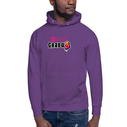 HTK GRADU8 HOODIE - PINK CERTIFIED