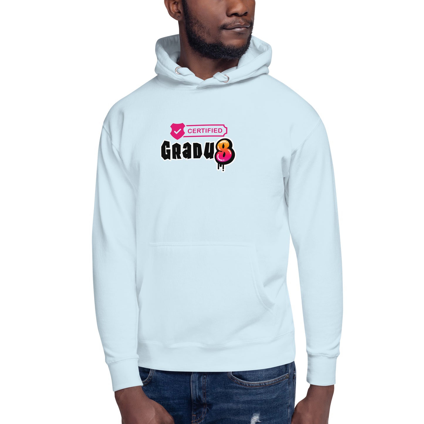 HTK GRADU8 HOODIE - PINK CERTIFIED