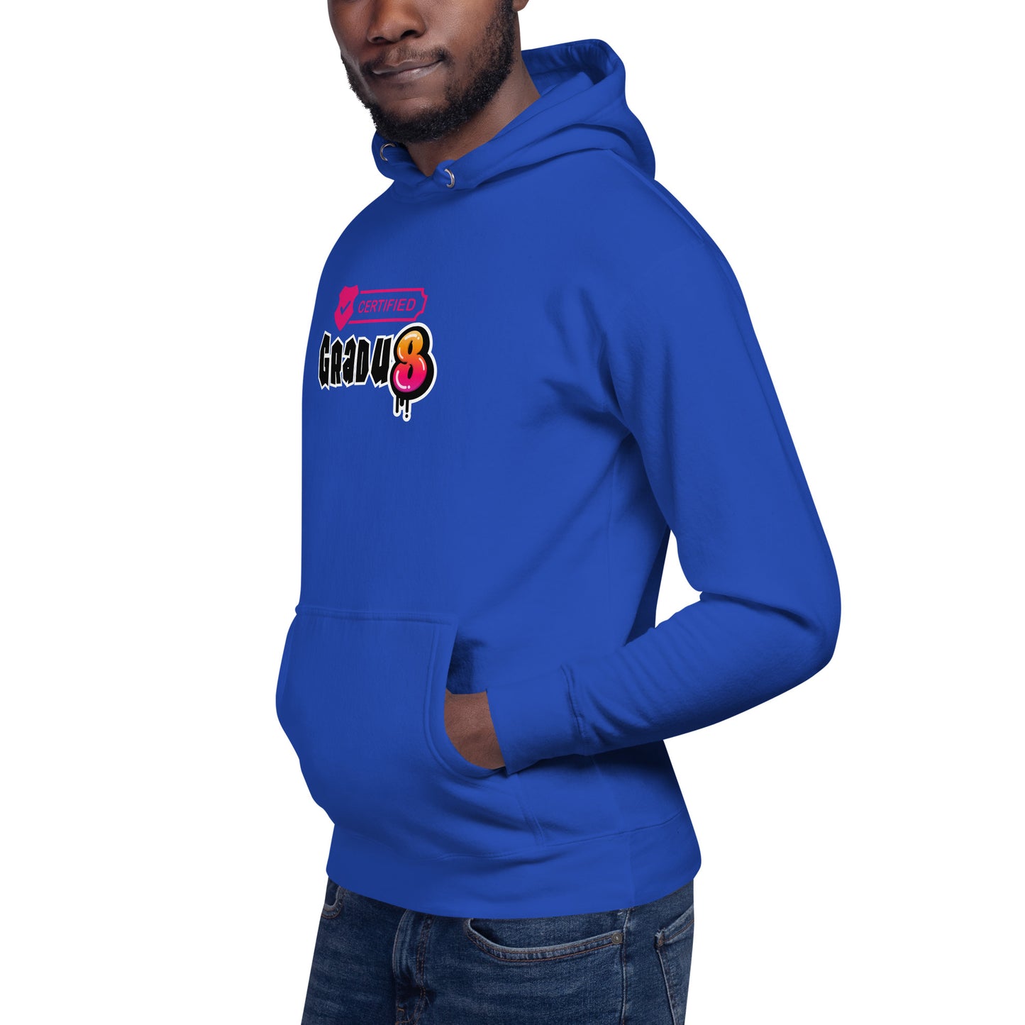 HTK GRADU8 HOODIE - PINK CERTIFIED