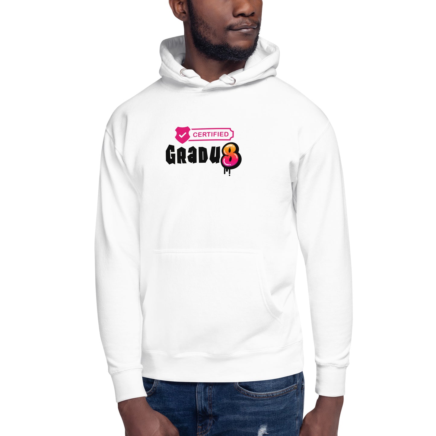 HTK GRADU8 HOODIE - PINK CERTIFIED