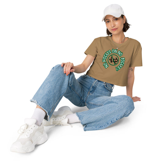 HTK NO LOCUS' Women’s crop top - Green
