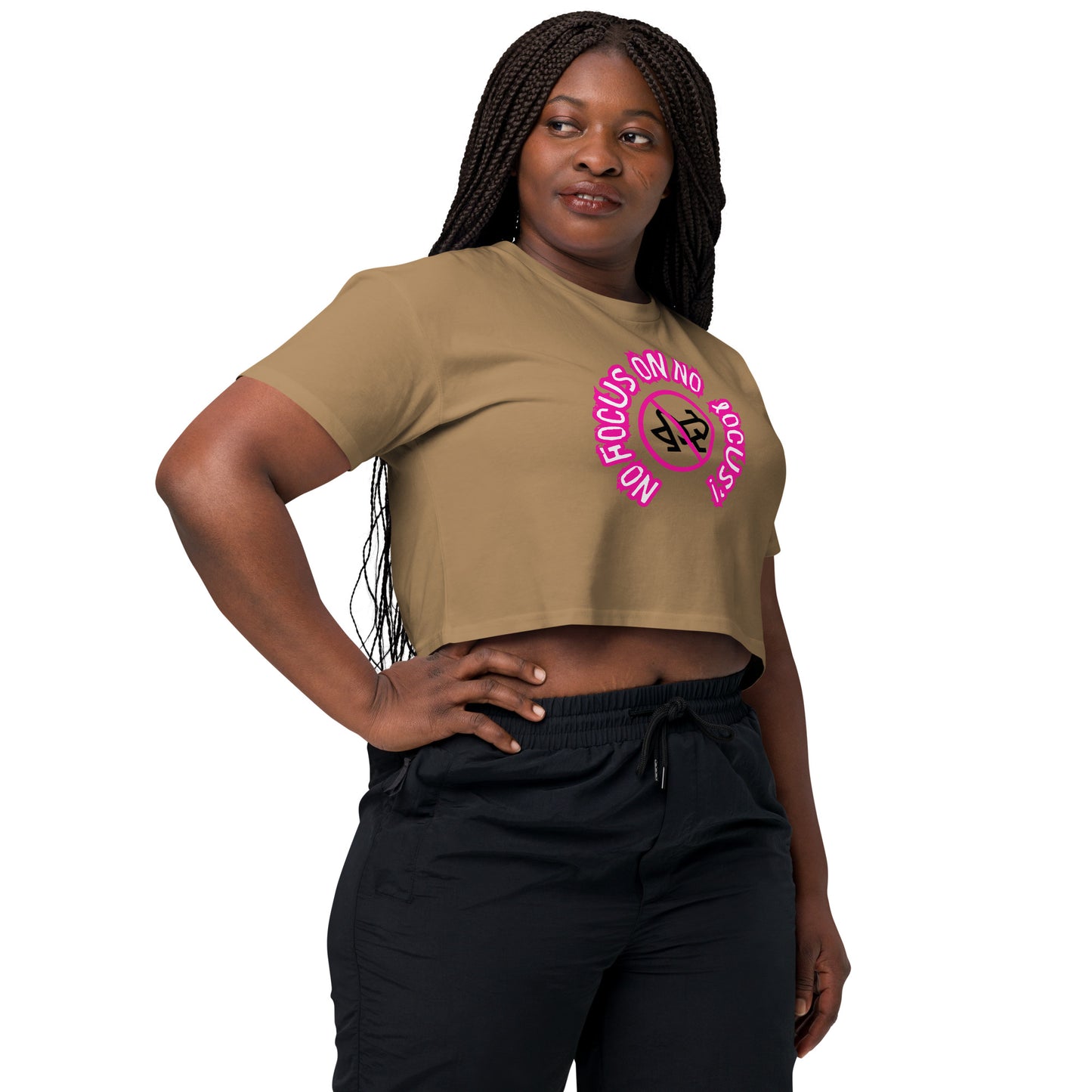 HTK NO LOCUS' Women’s crop top - Pink